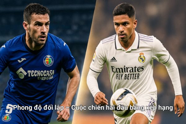 Nhận định bóng đá Getafe vs Real Madrid phong độ đối lập của 2 đội Nhận định bóng đá Getafe vs Real Madrid phong độ đối lập của 2 đội