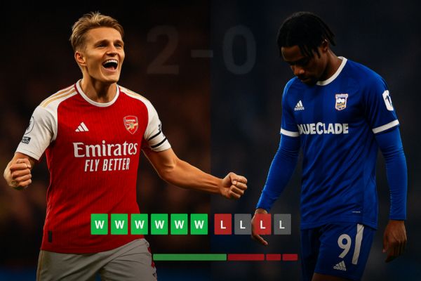 Nhận định bóng đá Phong độ đối lập của Arsenal vs Ipswich Town Nhận định bóng đá Phong độ đối lập của Arsenal vs Ipswich Town
