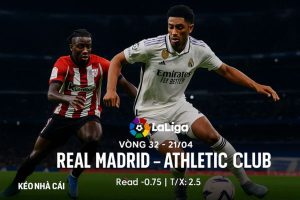 Nhận định bóng đá Real Madrid vs Athletic Club ngày 21/04