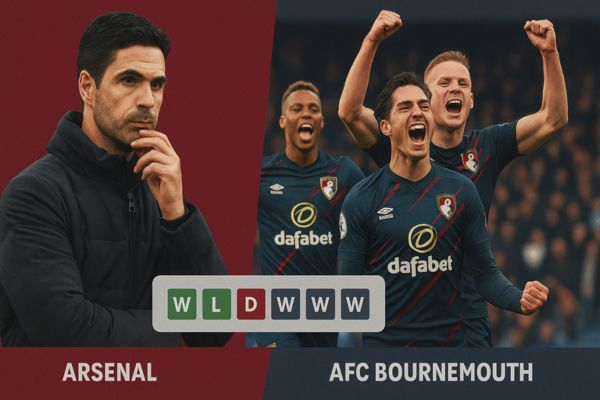 Nhận định bóng đá Phong độ gần đây của Arsenal vs Bournemouth Nhận định bóng đá Phong độ gần đây của Arsenal vs Bournemouth