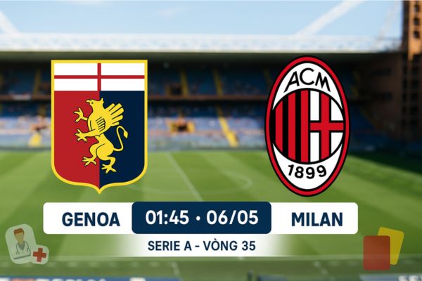 Nhận định bóng đá Genoa vs AC Milan ngày 06/05
