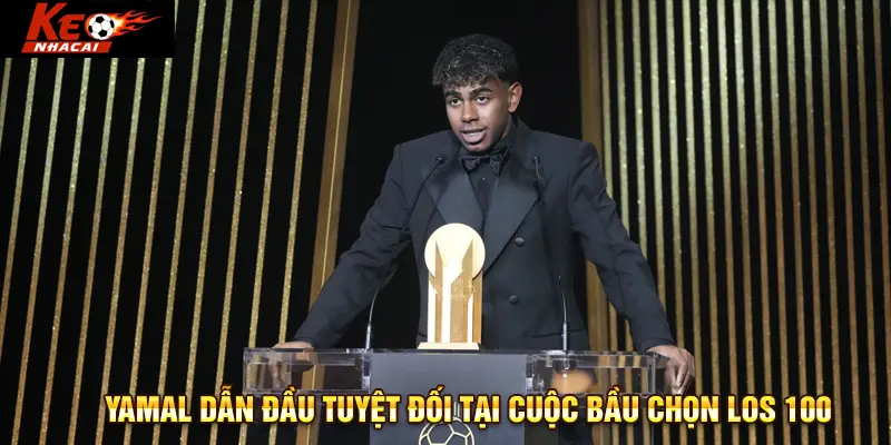 Yamal chiếm ưu thế lớn ở cuộc bầu chọn Los 100